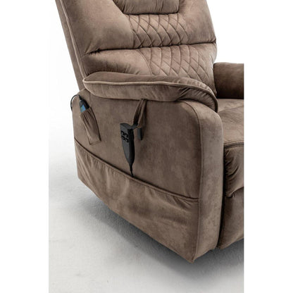 Lounge chair lift chair relax sofa chair sitting room furniture sitting room power supply elderly electric lounge chair (180 degree lying flat) - Streamdale Furniture
