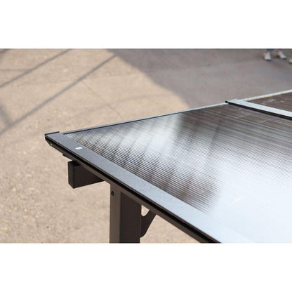 10' x 12' Outdoor Pergola Gazebo,Wall-Mounted Lean to Metal Awning Gazebo with Roof,Large Heavy Duty for Patio,Decks,Backyard