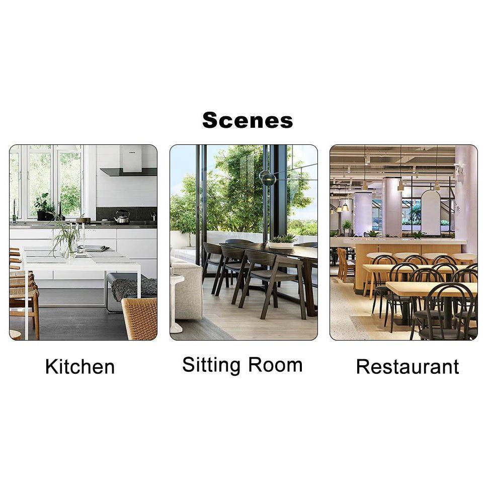 Round white dining table, artificial marble glass stickers, golden MDF legs, kitchen dining table, living room dining table 40 "x 40" x 29.4 "F-X03