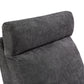 Swivel Upholstered Manual Recliner Chair Theater Recliner Sofa 360 Degree Nursery Glider Rocker for Living Room, Dark Coffee