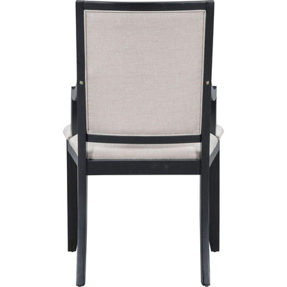 Retro 5-piece Dining Set Extendable Round Table and 4 Chairs for Kitchen Dining Room (BLACK OAK)