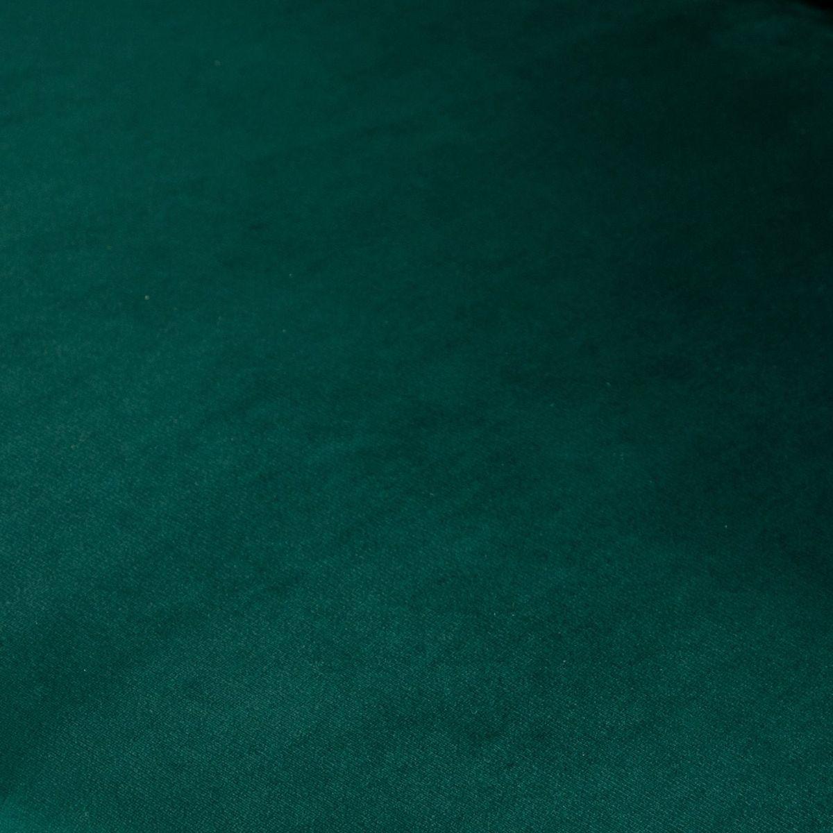 Slatina Green Silky Velvet Upholstered Accent Chair with Gold Tone Finished Base