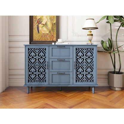 2 Door 3 Drawer Cabinet, American Furniture, Suitable for Bedroom, Living Room, Study