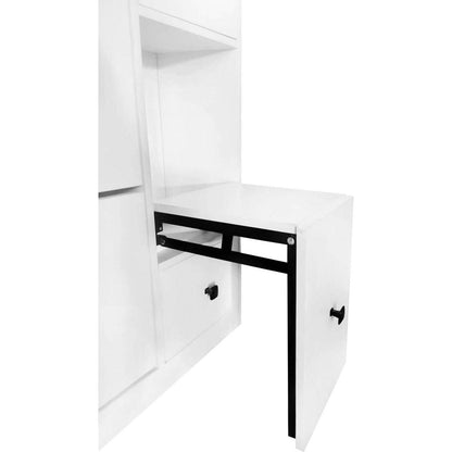 Versatile Shoe Cabinet with 3 Flip Drawers, Maximum Storage Entryway Organizer with Drawer, Free Standing Shoe Rack with Pull-down Seat for Hallway, White