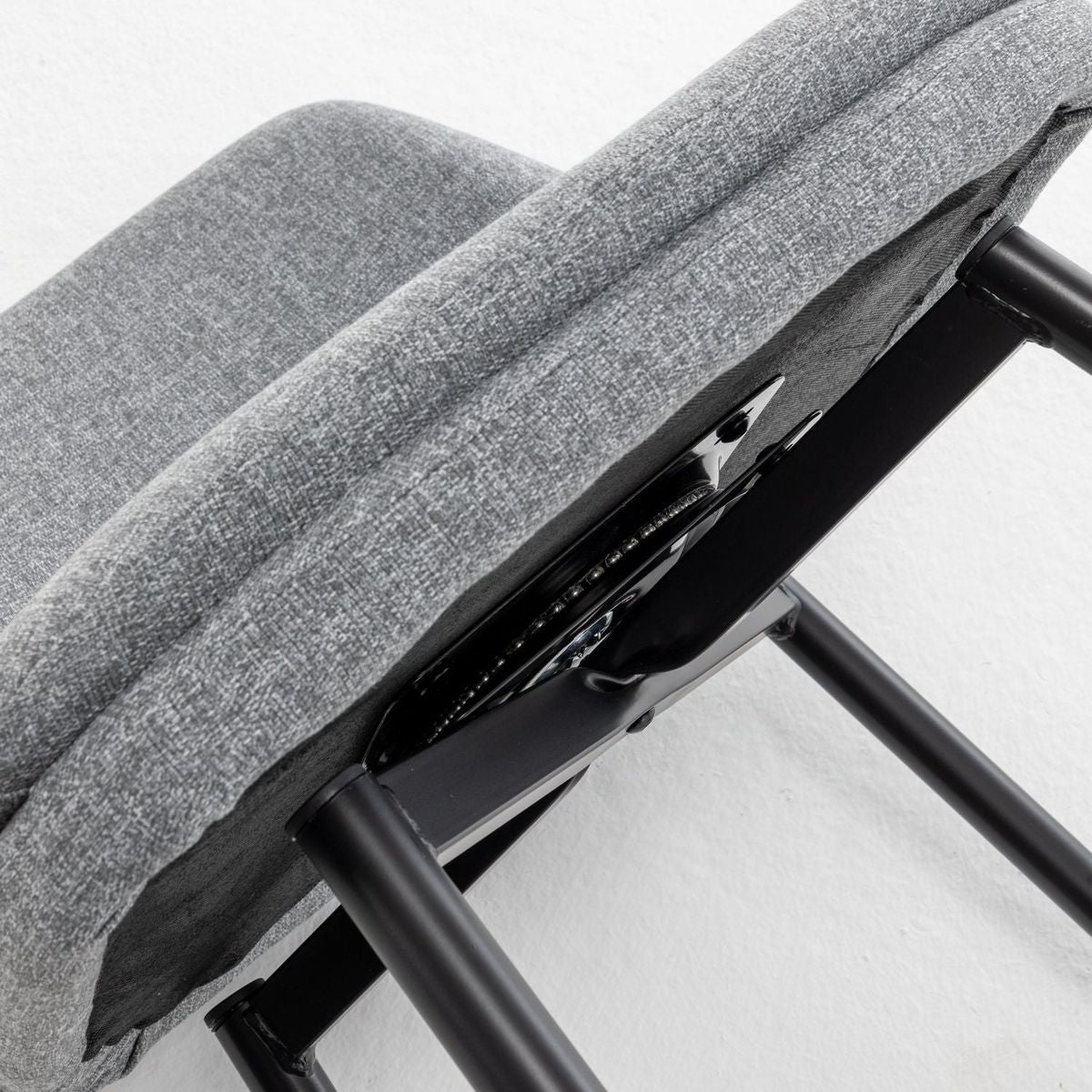 Counter Height Swivel Bar Stools Set of 2, 360 Swivel Upholstered Barstools with Back and Metal Legs, 25.6" Seat Height,Counter Stools for Kitchen Island and Pub,Linen Cloth,Grey