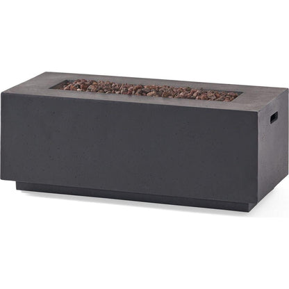 40" RECTANGULAR MGO FIRE PIT - 40 000 BTU