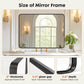 Bathroom Mirror Vanity Mirror for Wall,Aluminum Alloy Framed Wall Mirror Farmhouse,36"x24"