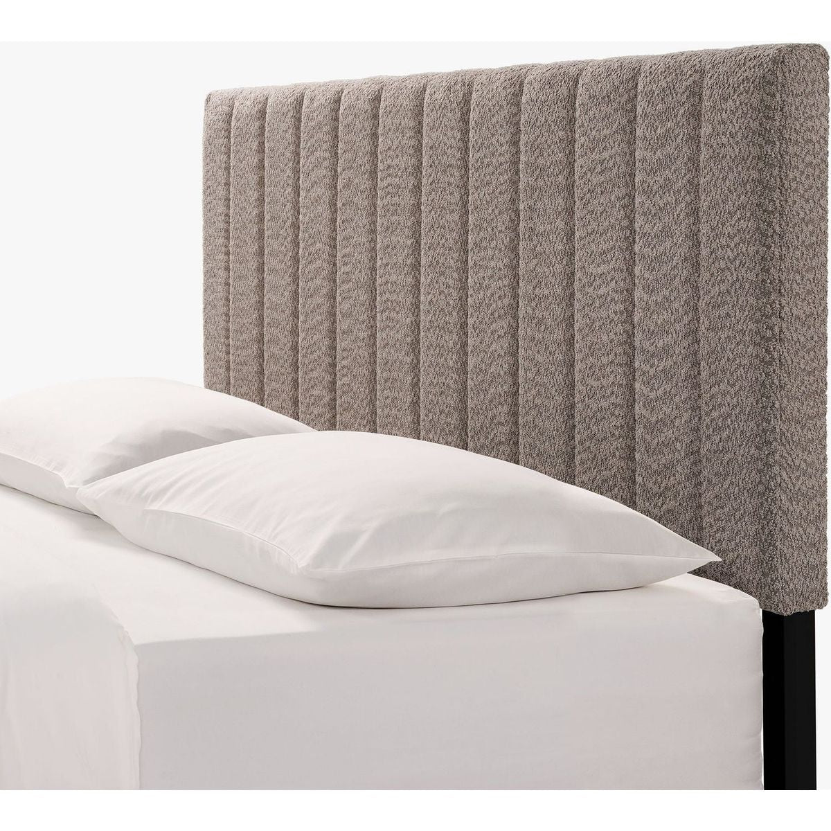 Dove Tufted Upholstered Platform Bed - Tungsten Gray - Queen