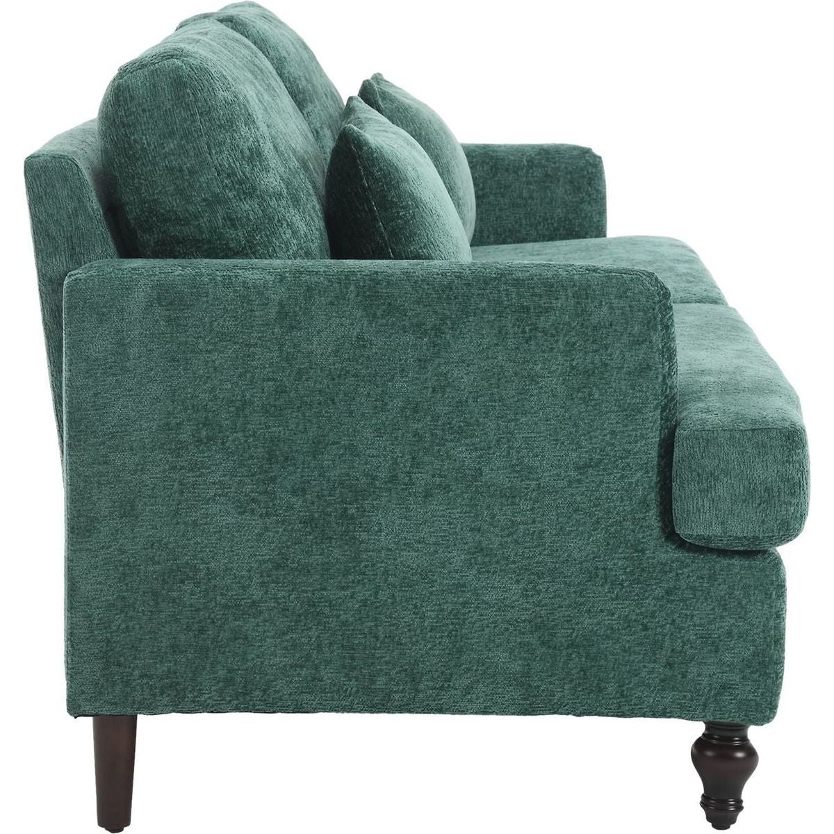 Modern chenille Fabric Loveseat, 2-Seat Upholstered Loveseat Sofa Modern Couch