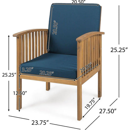 CASA ACACIA CLUB CHAIR MP2 Set of 2