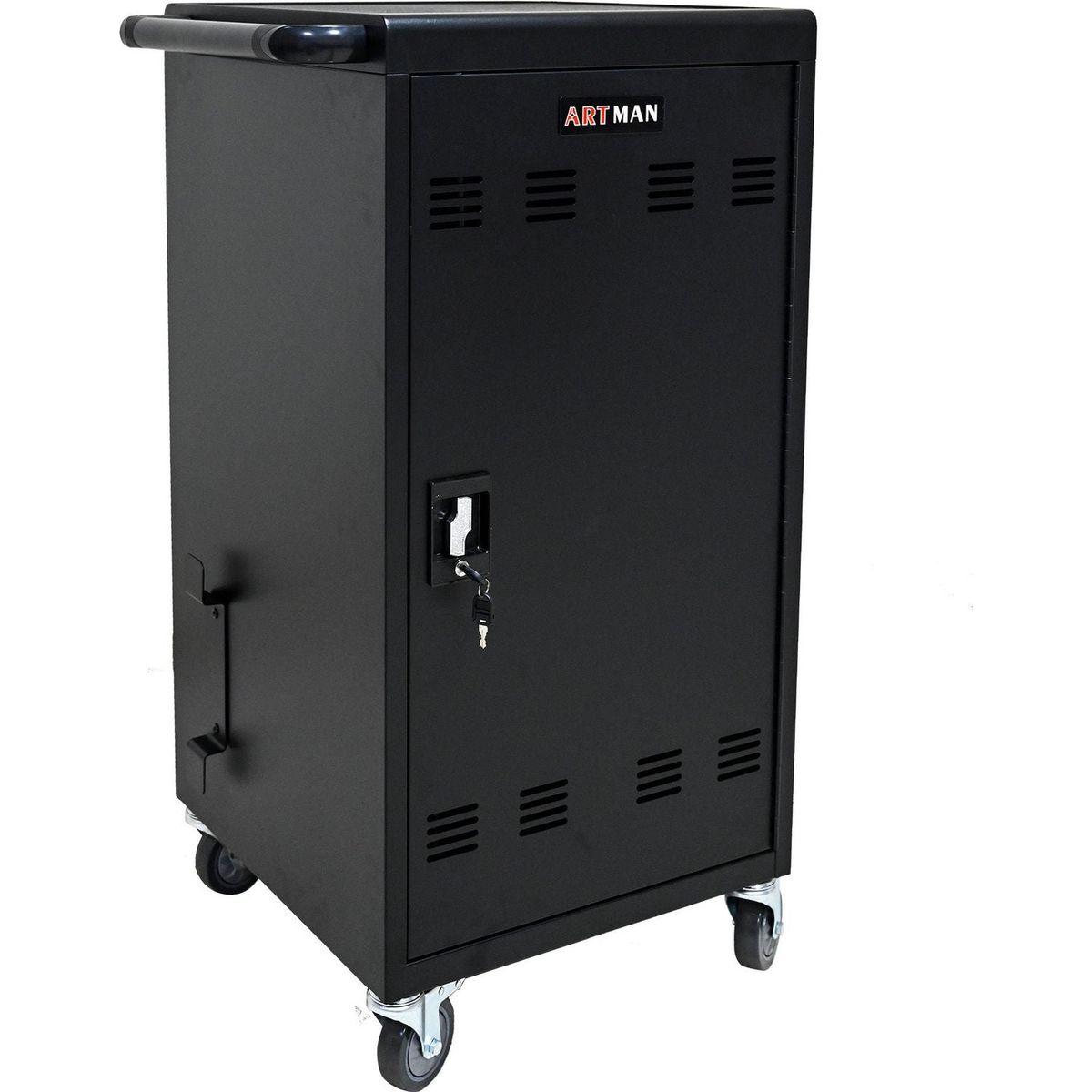 Mobile Charging Cart and Cabinet for Tablets Laptops 45-Device