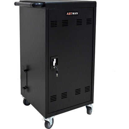 Mobile Charging Cart and Cabinet for Tablets Laptops 45-Device