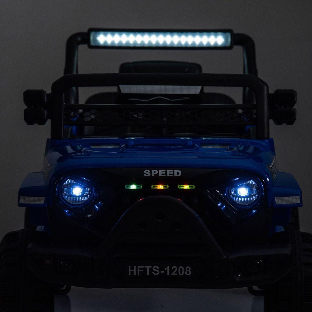 12V Kids Ride On Electric Truck Car W/Parents Control,2WD,Four-wheel suspension,Early education function,Adjustable volume,USB,MP3,Bluetooth,Microphone jack,Power display,LED lights For kids aged 3+.