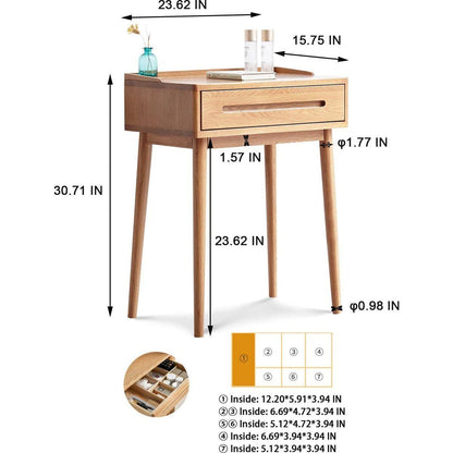 Dresser Bistro Table dresser 100% solid table table desk top table dresser compact dresser accessories storage width 60cm storage drawer natural wood natural