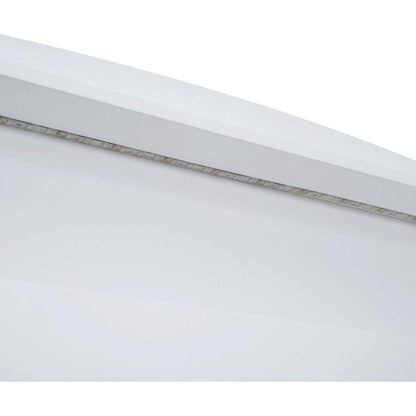 Twin Size Platform Bed with Storage LED Headboard, Twin Size Trundle and 3 Drawers, White