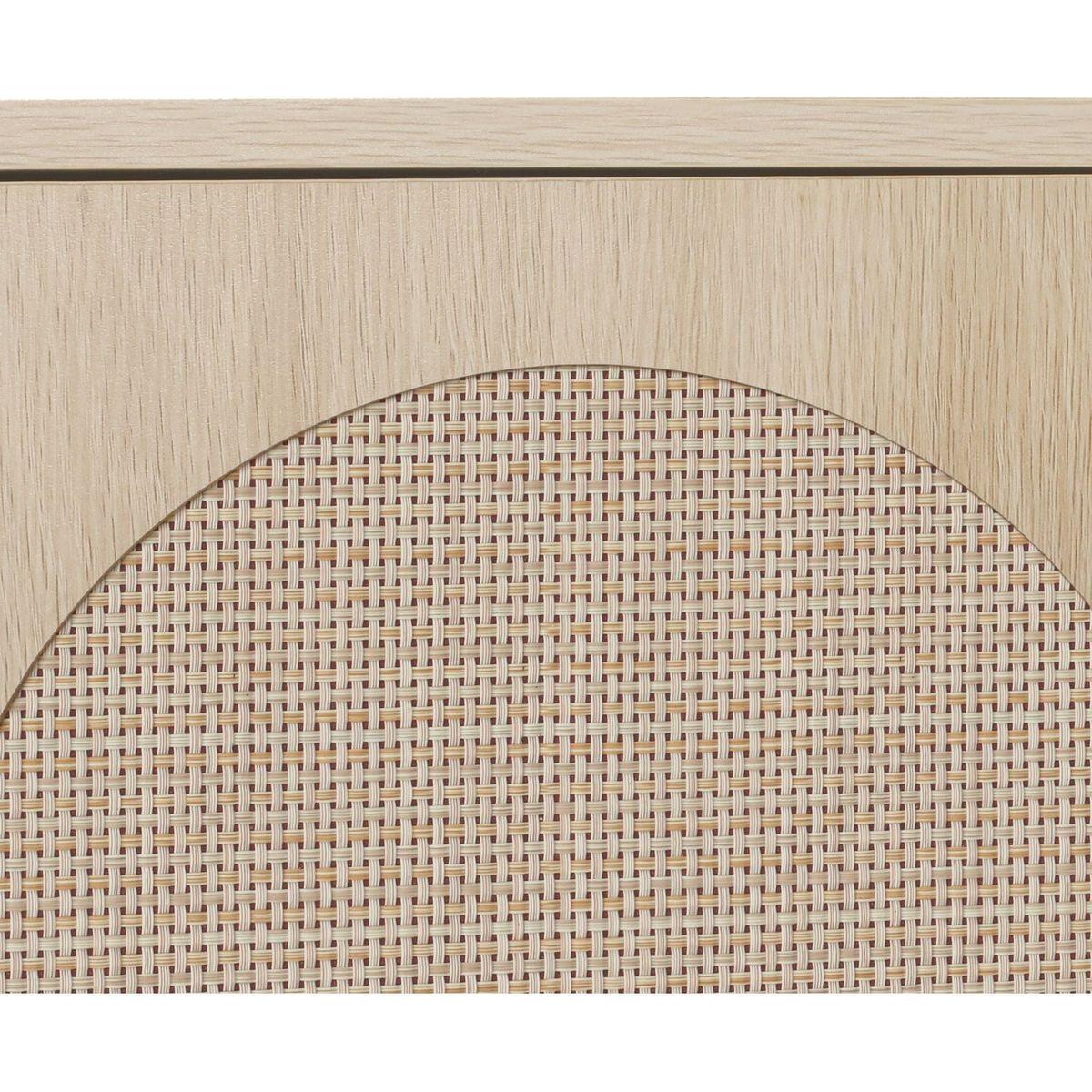 Corner cabinet, Rattan door,Freestanding Corner Tables For Small Spaces, Corner Shelf Stand For Living Room, Kitchen, Bathroom, Bedroom