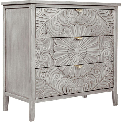 3 Drawer Cabinet, American Furniture, Suitable for Bedroom, Living Room, Study