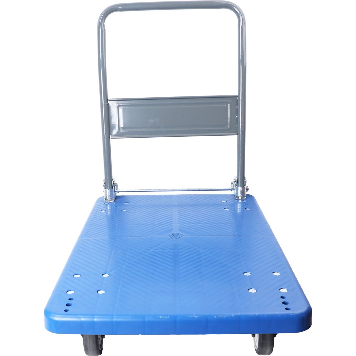 Hand Truck Upgraded Foldable Push Cart Dolly 660 lbs Capacity Moving Platform Hand Truck Heavy Duty Space Saving Collapsible Swivel Push Handle Flat Bed Wagon