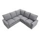 Power Recliner Chair Home Theater Seating Soft Chair with USB Port for Living Room, Bedroom, Theater room, Grey