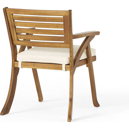 HERMOSA KD WOOD DINING SET with Cushions