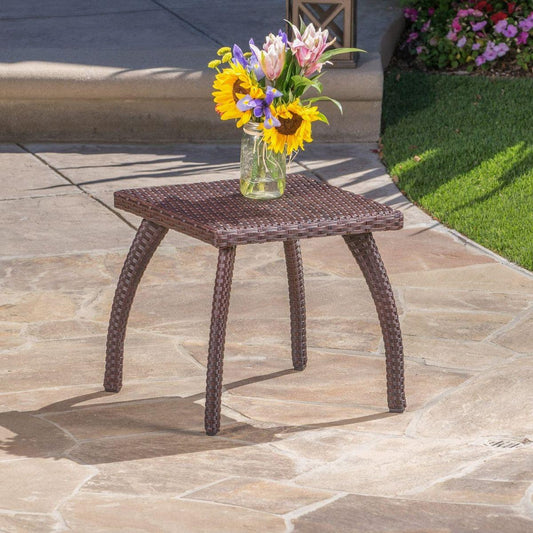 HONOLULU BROWN SIDE TABLE