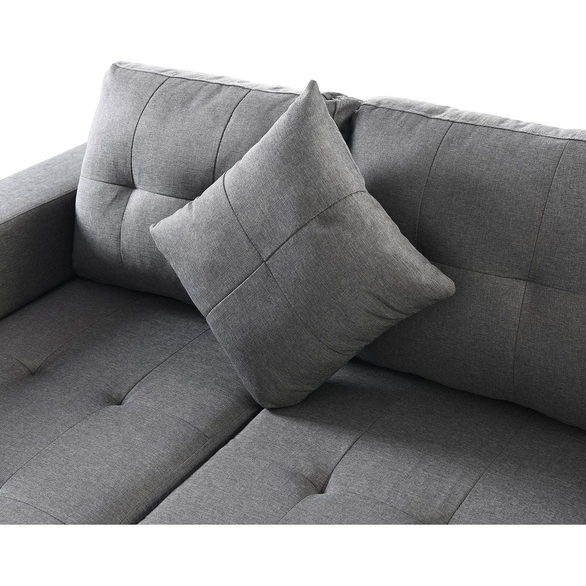 Sectional Sofa Set for Living Room with L Shape Chaise Lounge, cup holder and Left or Right Hand Chaise Modern 4 Seat