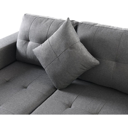 Sectional Sofa Set for Living Room with L Shape Chaise Lounge, cup holder and Left or Right Hand Chaise Modern 4 Seat