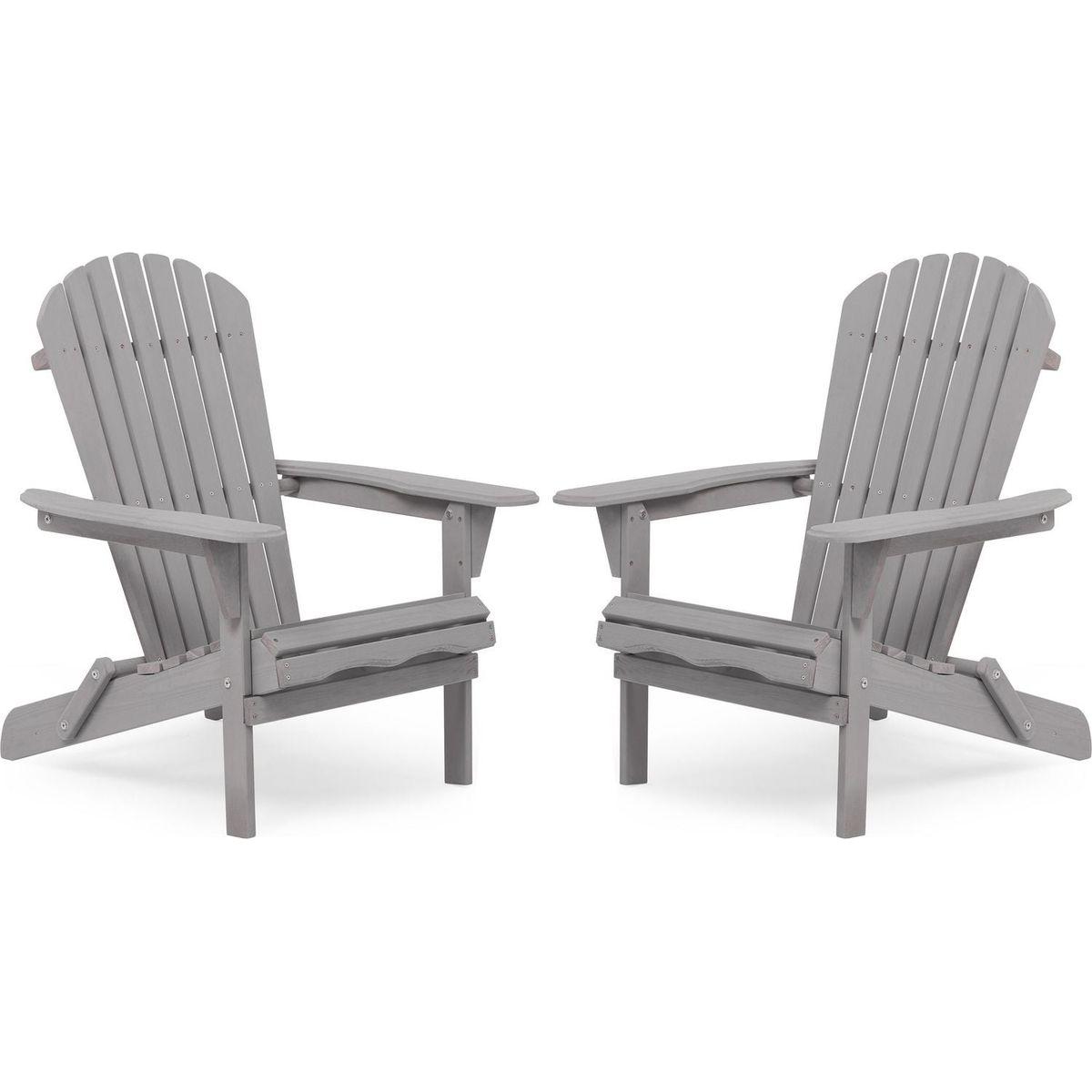 Wood Lounge Patio Chair for Garden Outdoor Wooden Folding Adirondack Chair Set of 2 Solid Cedar Wood Lounge Patio Chair for Garden, Lawn, Backyard