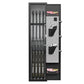 3-4 Gun Safe for Rifles and Pistols,Quick Access Password Gun Safe,High Security Metal Rifle Safe Locker with Removable Shelf and 2 Adjustable Gun Slots