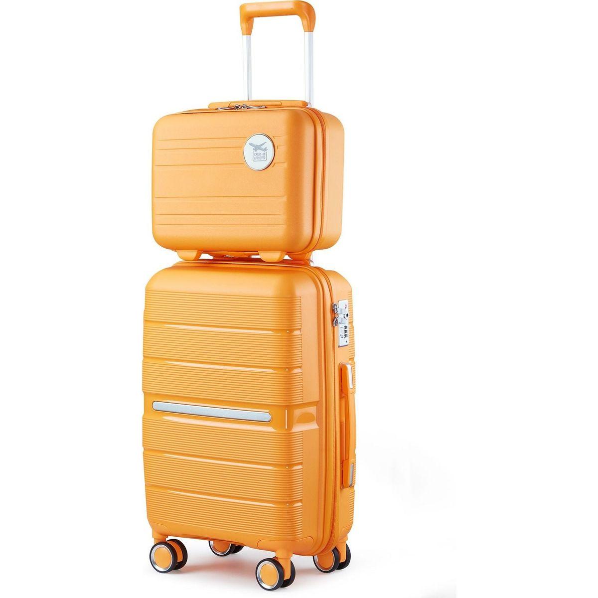 Luggage Sets 4 Piece(14/20/24/28) PP Lightweight & Durable Expandable suitcase