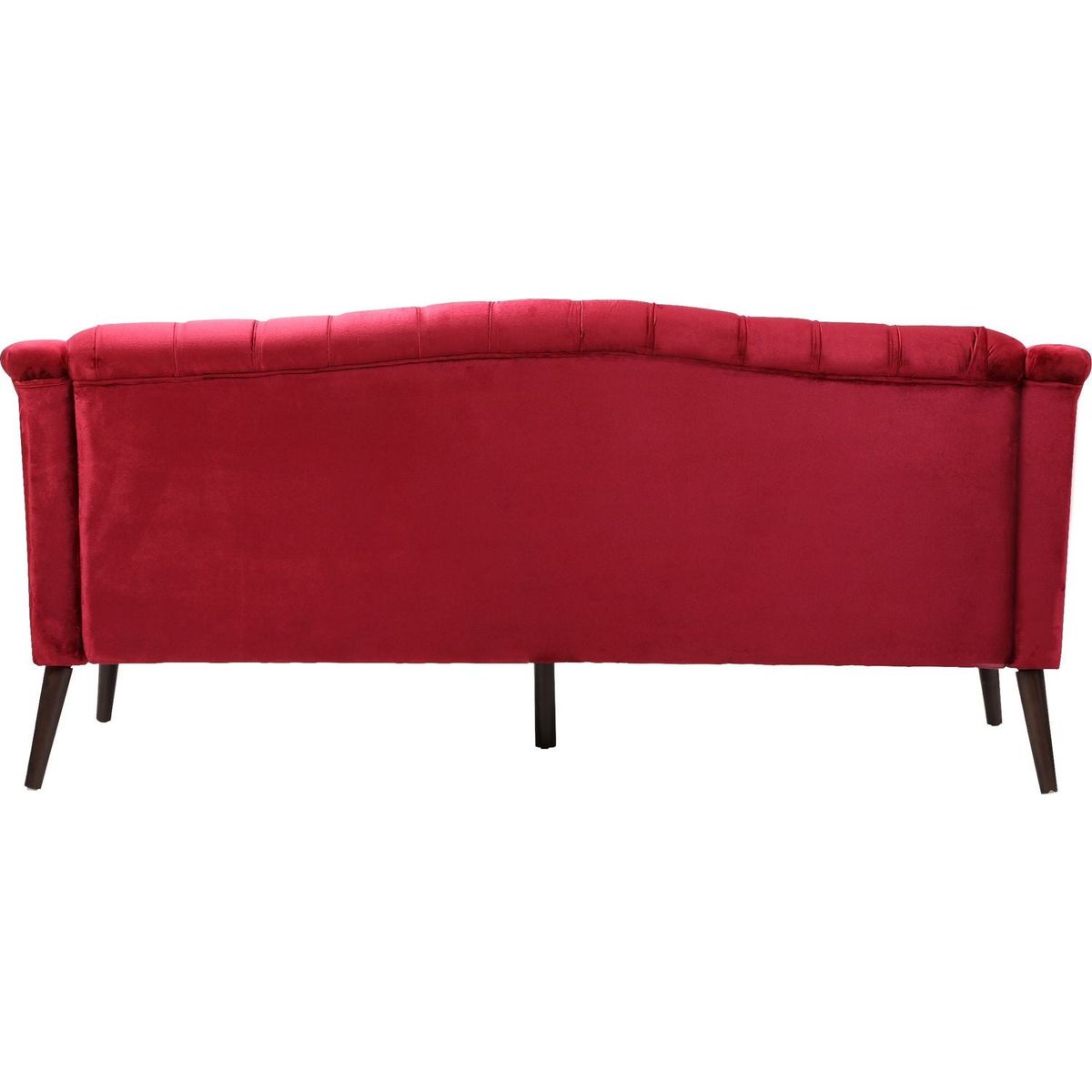 Comfy 3-seat Sofa with Wooden Legs, PU, for Living Room and Study