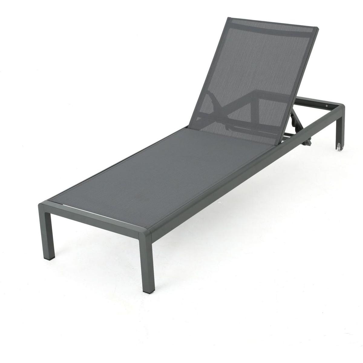 CAPE CORAL KD CHAISE LOUNGE GRY(MP2)(SET OF 2 ) - Streamdale Furniture