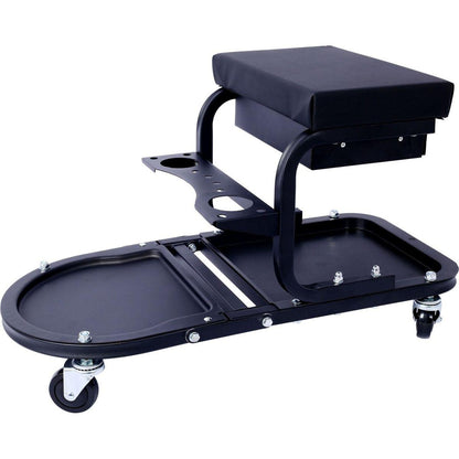 Ultimate Rolling Detailing & Utility Cart, (For Cars, Trucks, SUVs, RVs, Home, Garden, Garage & More) 15' 1/2" x 8' 3/4" x 18' 1/2" - Black