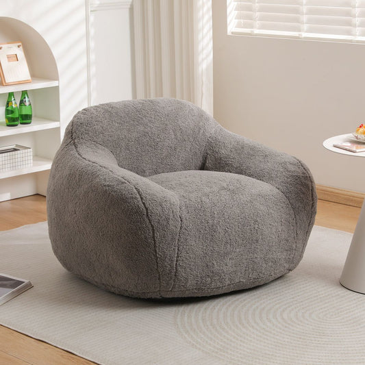 Bean Bag Chair ,Bean Bag Sofa for Adults Comfy Beanbag Giant Bean Bag Chair with Spacious Design Bean Bag Couch with Armrest Large Bean Bag Chair with Memory Foam Filler for Living Room Bedroom
