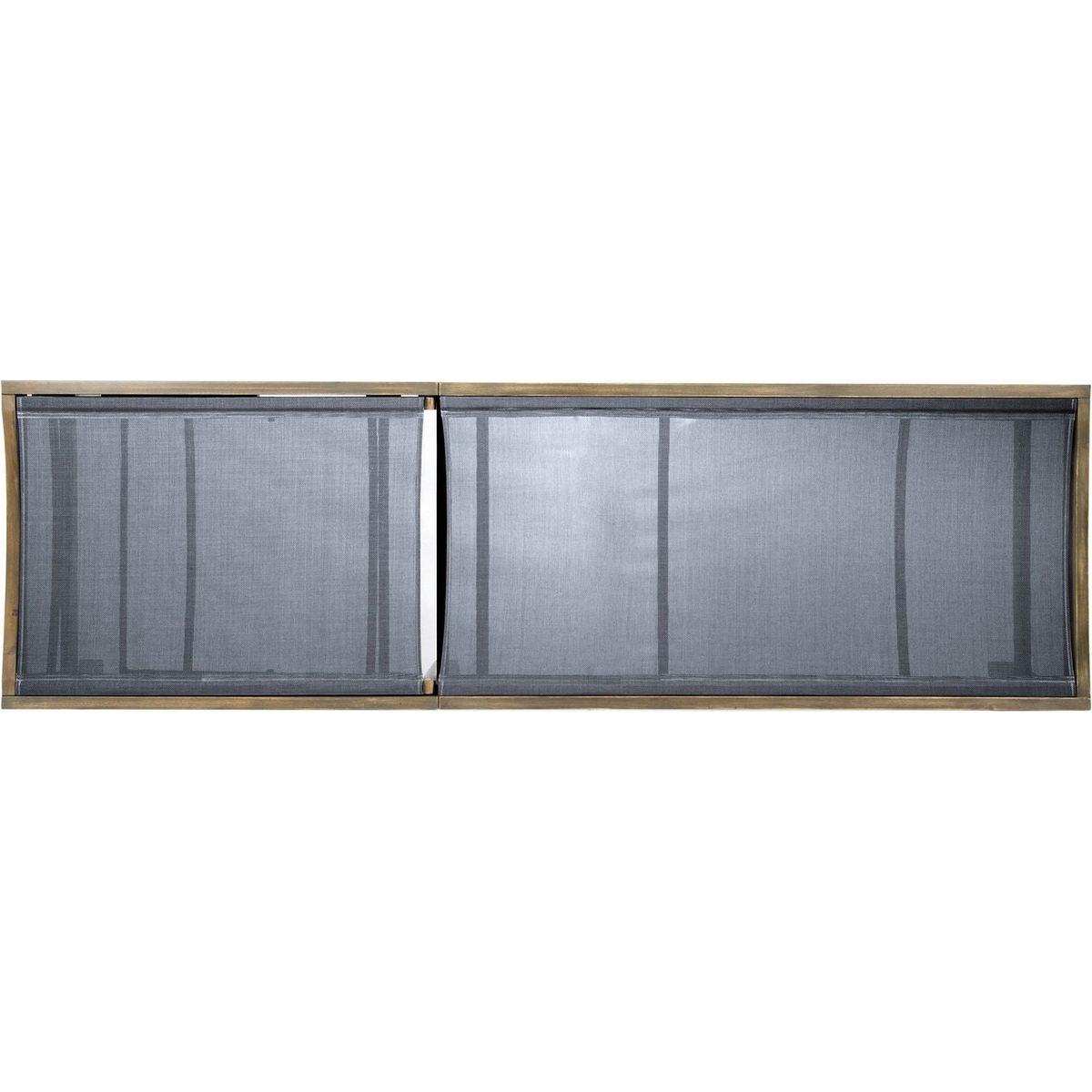 SUMMERLAND CHAISE LOUNGE - DARK GREY MESH