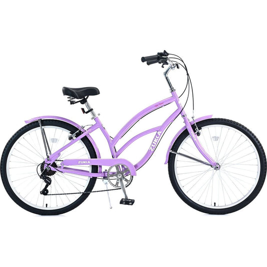 7 Speed Bicycles, Multiple Colors 26"Inch Beach Cruiser Bike