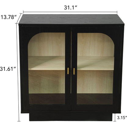 Storage Cabinet with Acrylic Door for Living Room, Dining Room, Study