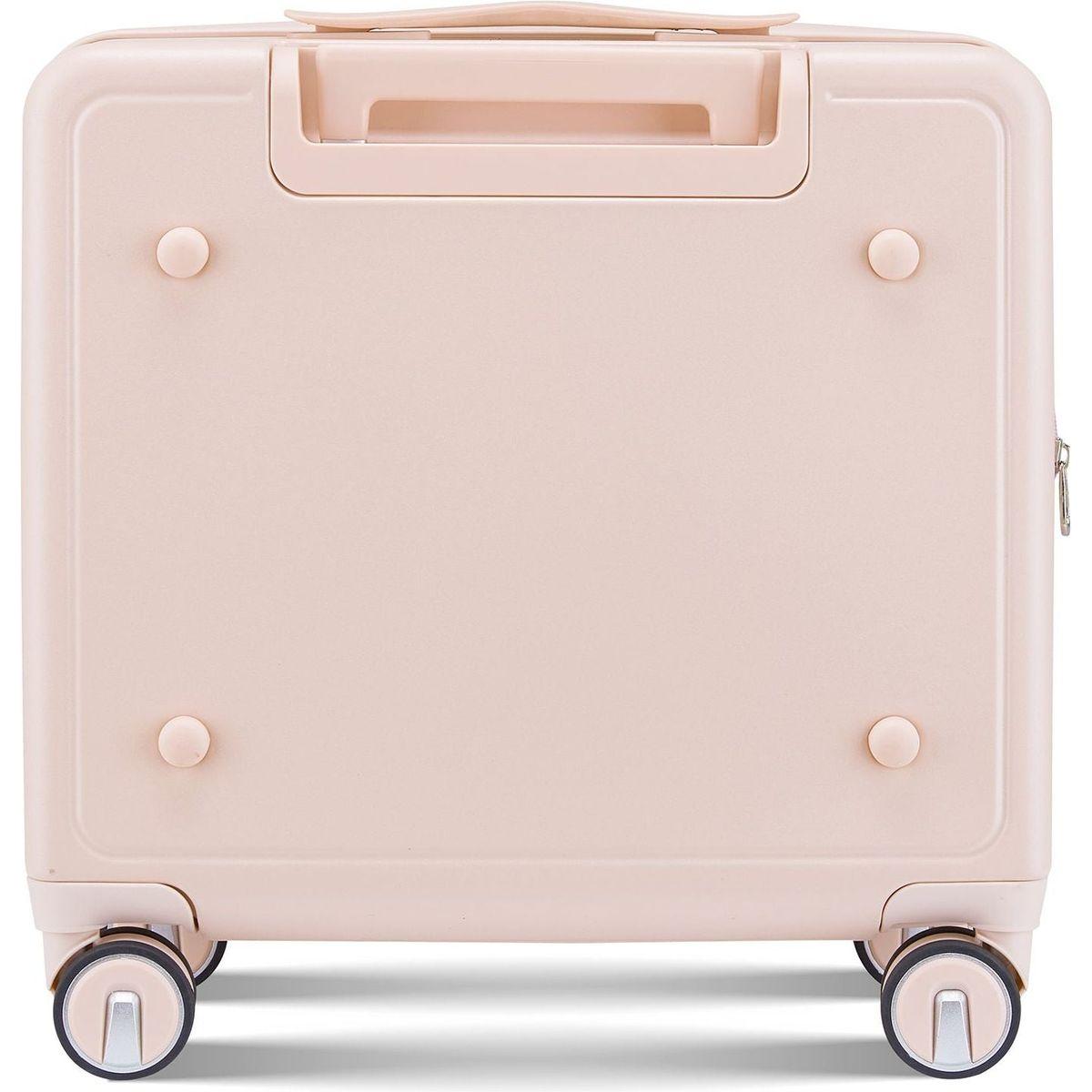 18" Carry On Luggage with Front Open Door &Laptop Interlayer, Hard Shell Suitcase Built-In TSA Luggage Lock, Hardside Lightweight PC Travel Suitcase for Women Men with Spinner Wheels Airline Approved