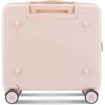 18" Carry On Luggage with Front Open Door &Laptop Interlayer, Hard Shell Suitcase Built-In TSA Luggage Lock, Hardside Lightweight PC Travel Suitcase for Women Men with Spinner Wheels Airline Approved