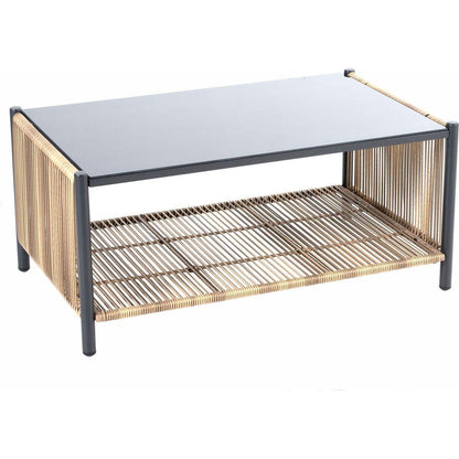 New Comming Patio 6 Pieces Brown PE Wicker Sofa Set with Grey Cushion