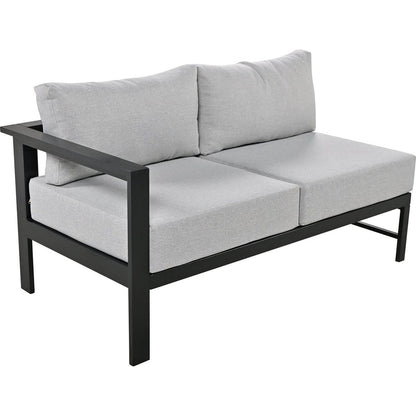 U-shaped multi-person outdoor sofa set, suitable for gardens, backyards, and balconies.