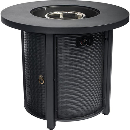 30inch Propane Round Fire Table 40000BTU Propane Fire Pit Table