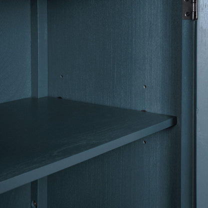 40" Modern Cabinets with Unique Design Doors with 1 Adjustable Shelves,Suitable for Multiple Rooms Such as Living Room and Study Room