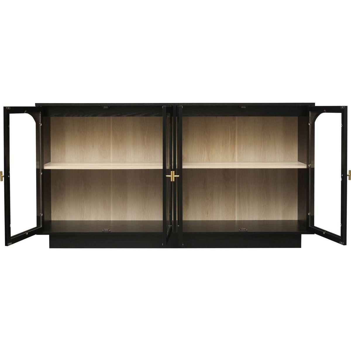 Storage Cabinet with Acrylic Door for Living Room, Dining Room, Study