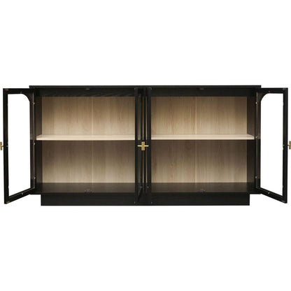 Storage Cabinet with Acrylic Door for Living Room, Dining Room, Study