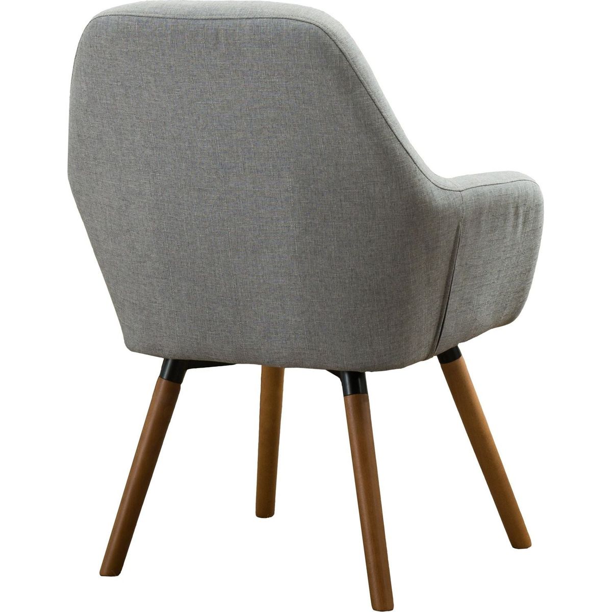 Tuchico Contemporary Fabric Accent Chair, Gray