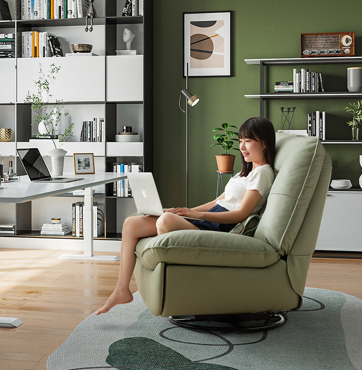 smart multifunction recliner chair electric green