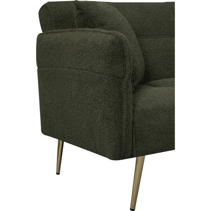 70.1 "futon sofa bed, convertible double sofa bed with folding armrests for living rooms and small Spaces