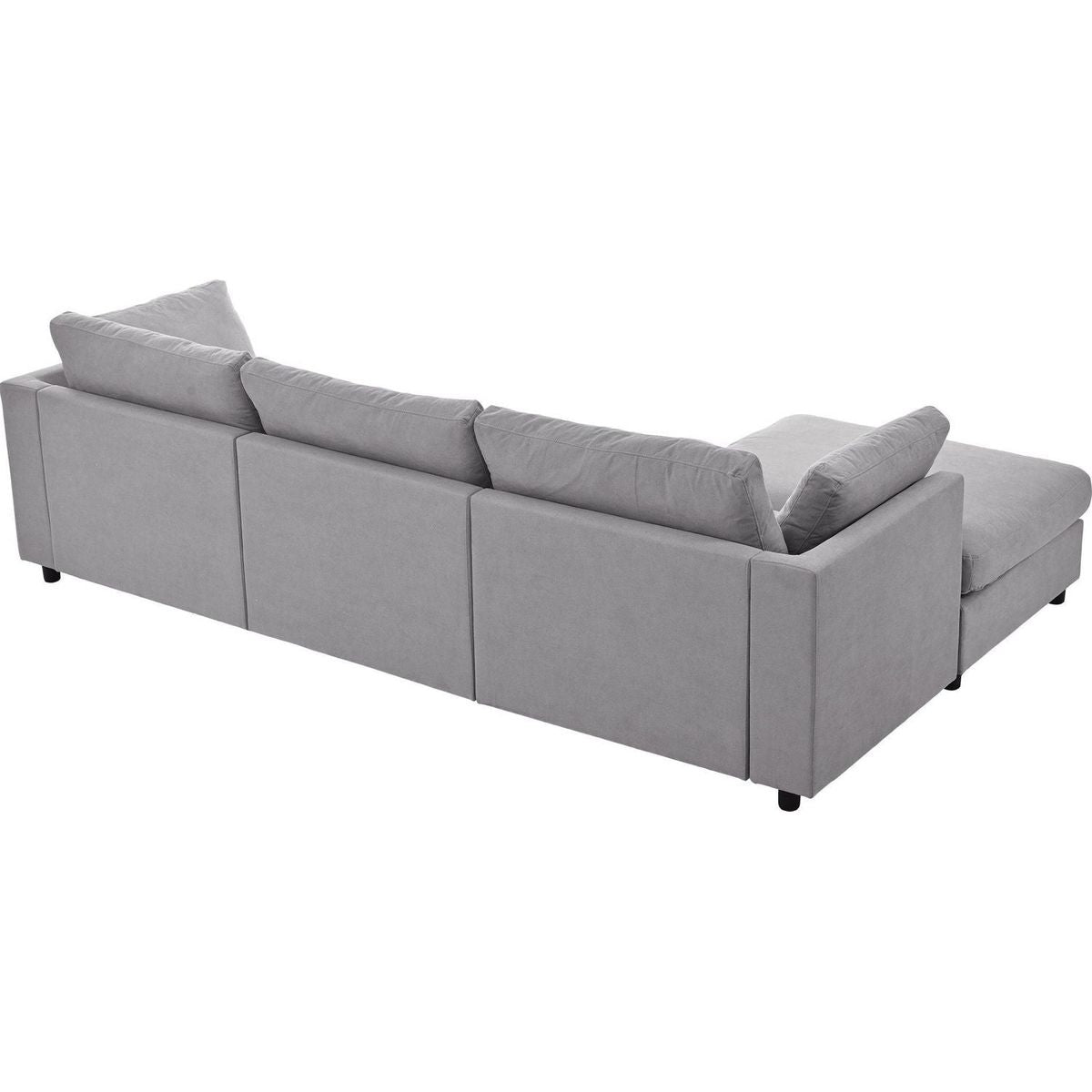 Upholstery Convertible Sectional Sofa, L Shaped Couch with Reversible Chaise
