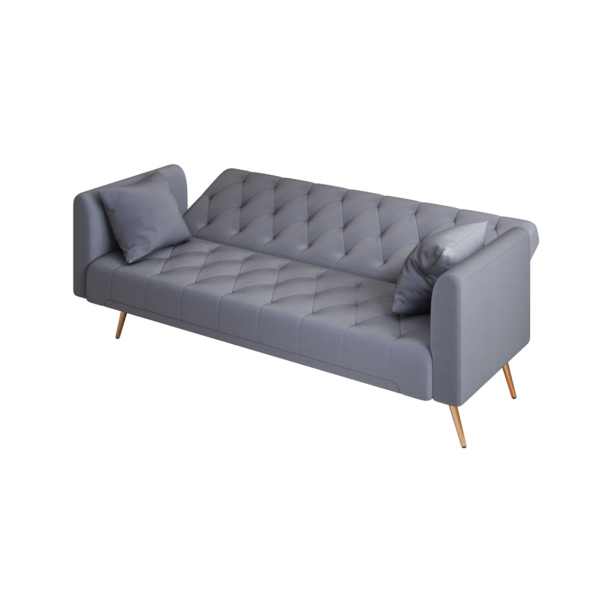 71" Convertible Double Folding Living Room Sofa Bed